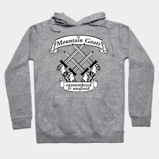 The Mountain Goats Outnumbered And Unafraid Hoodie